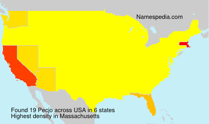 Surname Pecjo in USA Surname Pecjo in USA
