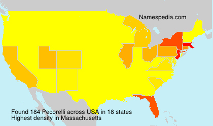 Surname Pecorelli in USA Surname Pecorelli in USA