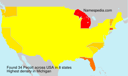 Surname Pecott in USA Surname Pecott in USA