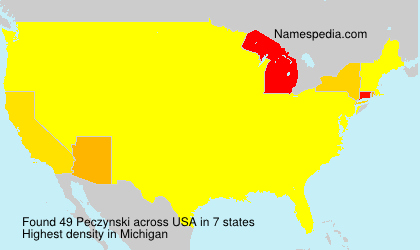 Surname Peczynski in USA Surname Peczynski in USA