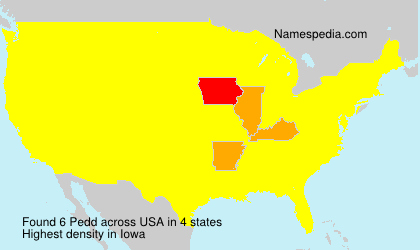 Surname Pedd in USA Surname Pedd in USA