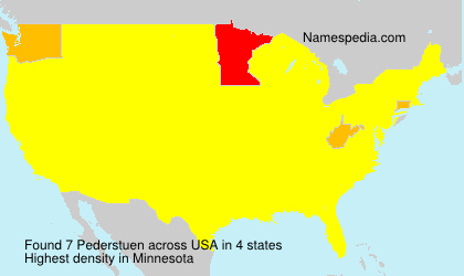 Surname Pederstuen in USA Surname Pederstuen in USA