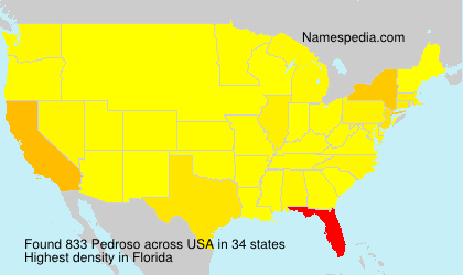 Surname Pedroso in USA Surname Pedroso in USA