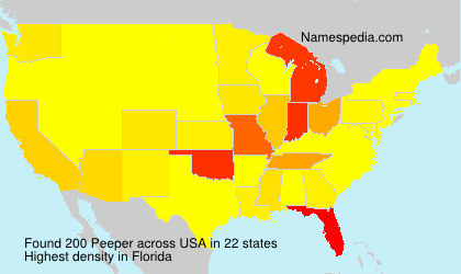 Surname Peeper in USA Surname Peeper in USA