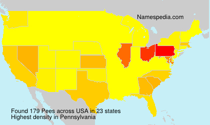 Surname Pees in USA Surname Pees in USA