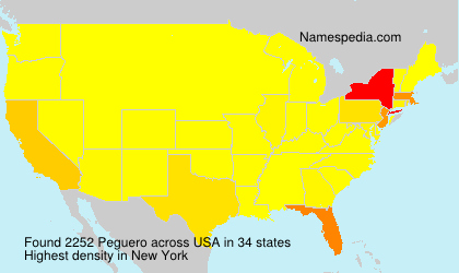 Surname Peguero in USA