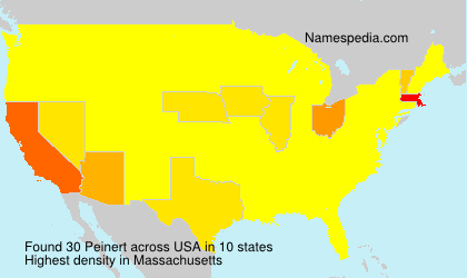 Surname Peinert in USA Surname Peinert in USA
