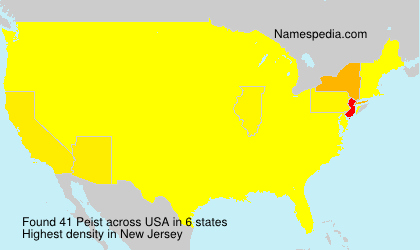 Surname Peist in USA Surname Peist in USA