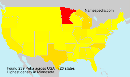 Surname Peka in USA Surname Peka in USA