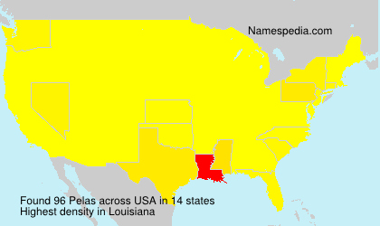 Surname Pelas in USA