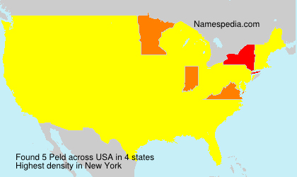 Surname Peld in USA Surname Peld in USA
