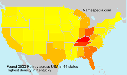 Surname Pelfrey in USA Surname Pelfrey in USA