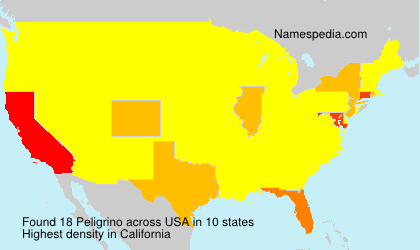 Surname Peligrino in USA Surname Peligrino in USA