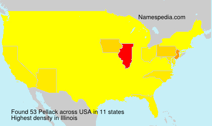 Surname Pellack in USA Surname Pellack in USA