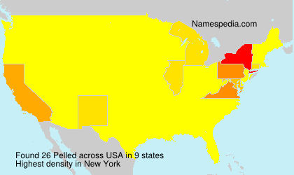 Surname Pelled in USA