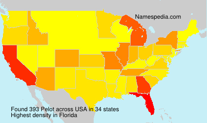 Surname Pelot in USA