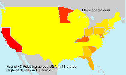 Surname Pelstring in USA Surname Pelstring in USA