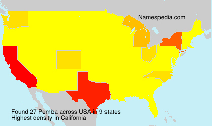 Surname Pemba in USA Surname Pemba in USA