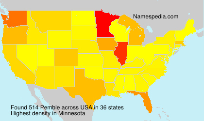 Surname Pemble in USA Surname Pemble in USA