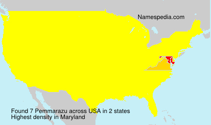 Surname Pemmarazu in USA Surname Pemmarazu in USA