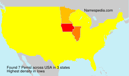 Surname Pemsl in USA Surname Pemsl in USA