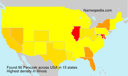 Surname Penczek in USA Surname Penczek in USA