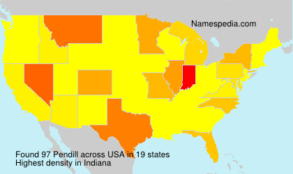 Surname Pendill in USA Surname Pendill in USA