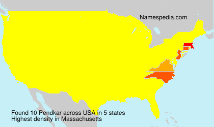 Surname Pendkar in USA Surname Pendkar in USA