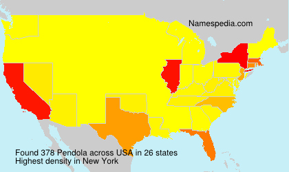 Surname Pendola in USA Surname Pendola in USA