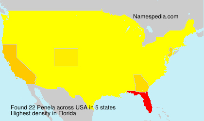 Surname Penela in USA Surname Penela in USA