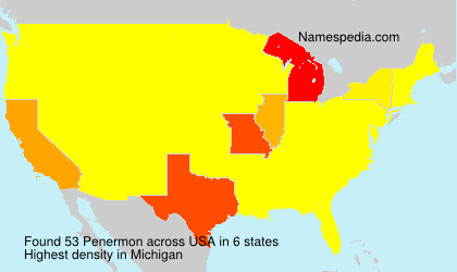 Surname Penermon in USA Surname Penermon in USA