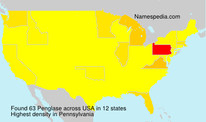 Surname Penglase in USA Surname Penglase in USA
