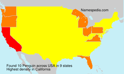 Surname Penguin in USA Surname Penguin in USA
