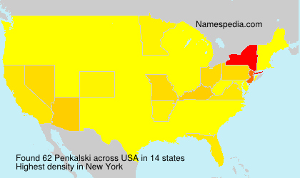Surname Penkalski in USA Surname Penkalski in USA