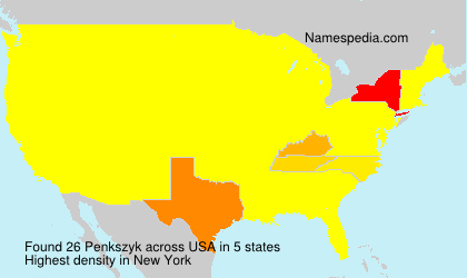 Surname Penkszyk in USA Surname Penkszyk in USA