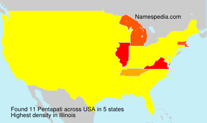 Surname Pentapati in USA Surname Pentapati in USA