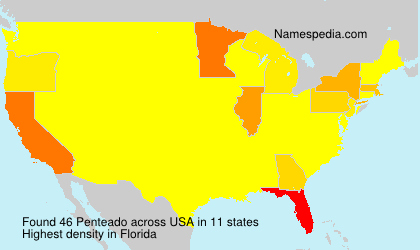 Surname Penteado in USA Surname Penteado in USA