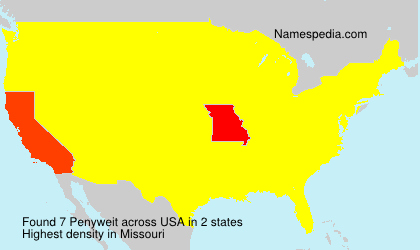Surname Penyweit in USA Surname Penyweit in USA