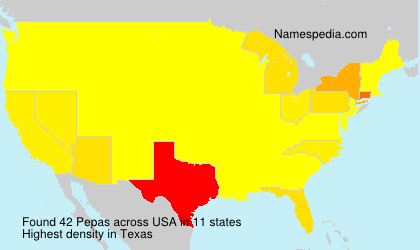 Surname Pepas in USA Surname Pepas in USA