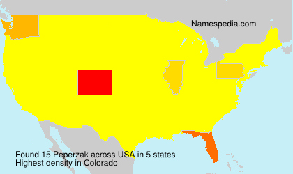 Surname Peperzak in USA Surname Peperzak in USA