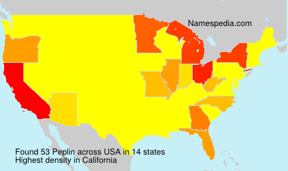 Surname Peplin in USA Surname Peplin in USA