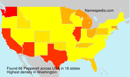 Surname Pepperell in USA Surname Pepperell in USA