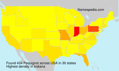 Surname Pequignot in USA Surname Pequignot in USA