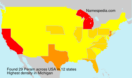 Surname Peram in USA Surname Peram in USA