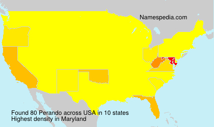 Surname Perando in USA Surname Perando in USA