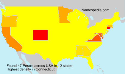 Surname Peraro in USA Surname Peraro in USA