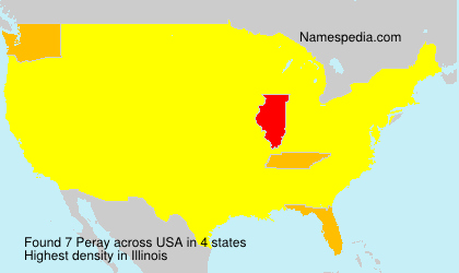 Surname Peray in USA Surname Peray in USA