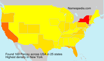 Surname Percey in USA Surname Percey in USA