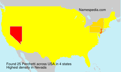 Surname Perchetti in USA Surname Perchetti in USA