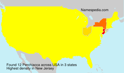 Surname Perchiacca in USA Surname Perchiacca in USA
